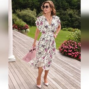 Isabel Marant Omeya Floral Print Midi Dress size 34